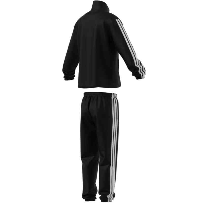 Adidas 3 Stripes Dokuma Siyah Erkek Eşofman Takımı - 9