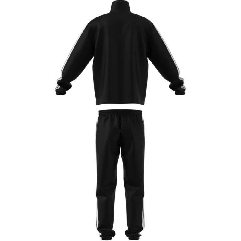 Adidas 3 Stripes Dokuma Siyah Erkek Eşofman Takımı - 10