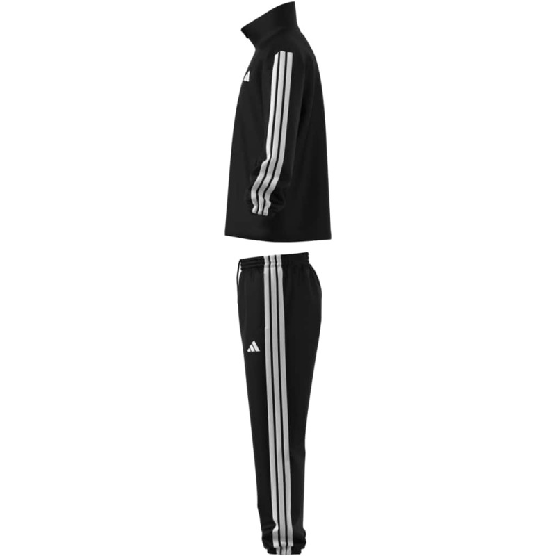 Adidas 3 Stripes Dokuma Siyah Erkek Eşofman Takımı - 12