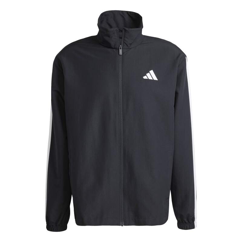 Adidas 3 Stripes Dokuma Siyah Erkek Eşofman Takımı - 14
