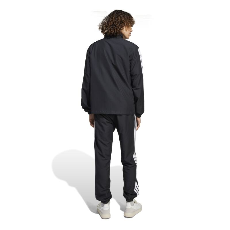Adidas 3 Stripes Dokuma Siyah Erkek Eşofman Takımı - Adidas (1)