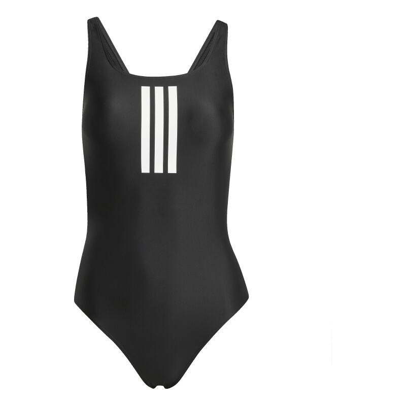 Adidas 3-Stripes V-Sırtlı Siyah Kadın Mayo - 11