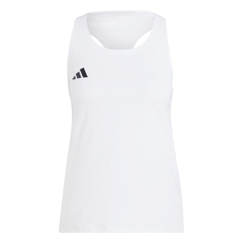 Adidas Adizero Essentials Running Tank Beyaz Kadın Atlet - 10