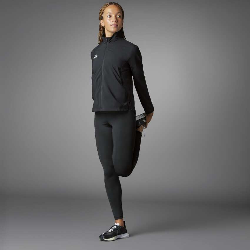 Adidas Adizero Essentials Siyah Kadın Eşofman Üstü - 5