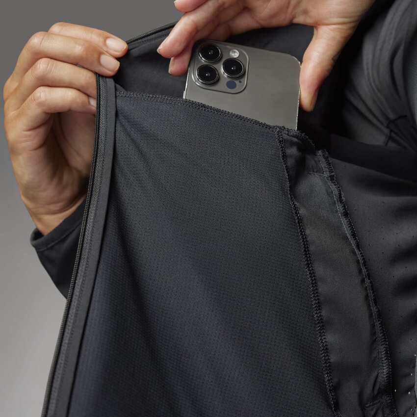 Adidas Adizero Essentials Siyah Kadın Eşofman Üstü - 11