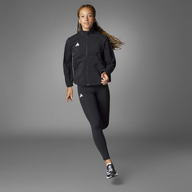 Adidas Adizero Essentials Siyah Kadın Eşofman Üstü - 4