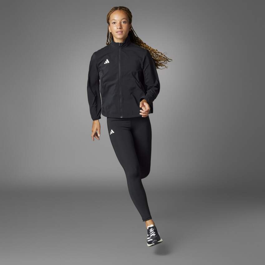 Adidas Adizero Essentials Siyah Kadın Eşofman Üstü - 4