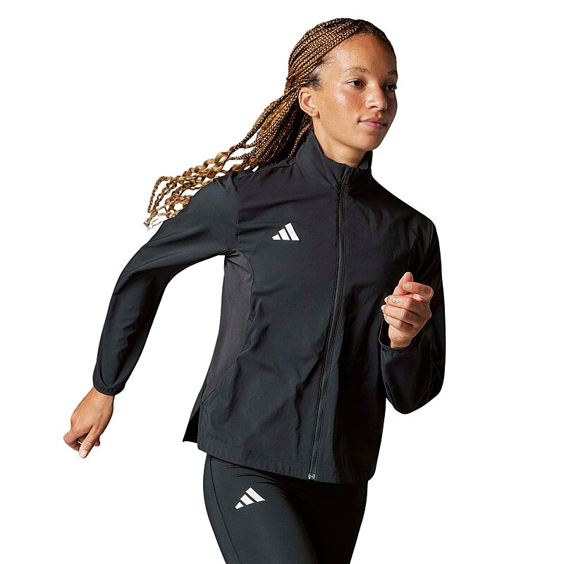 Adidas Adizero Essentials Siyah Kadın Eşofman Üstü - Adidas
