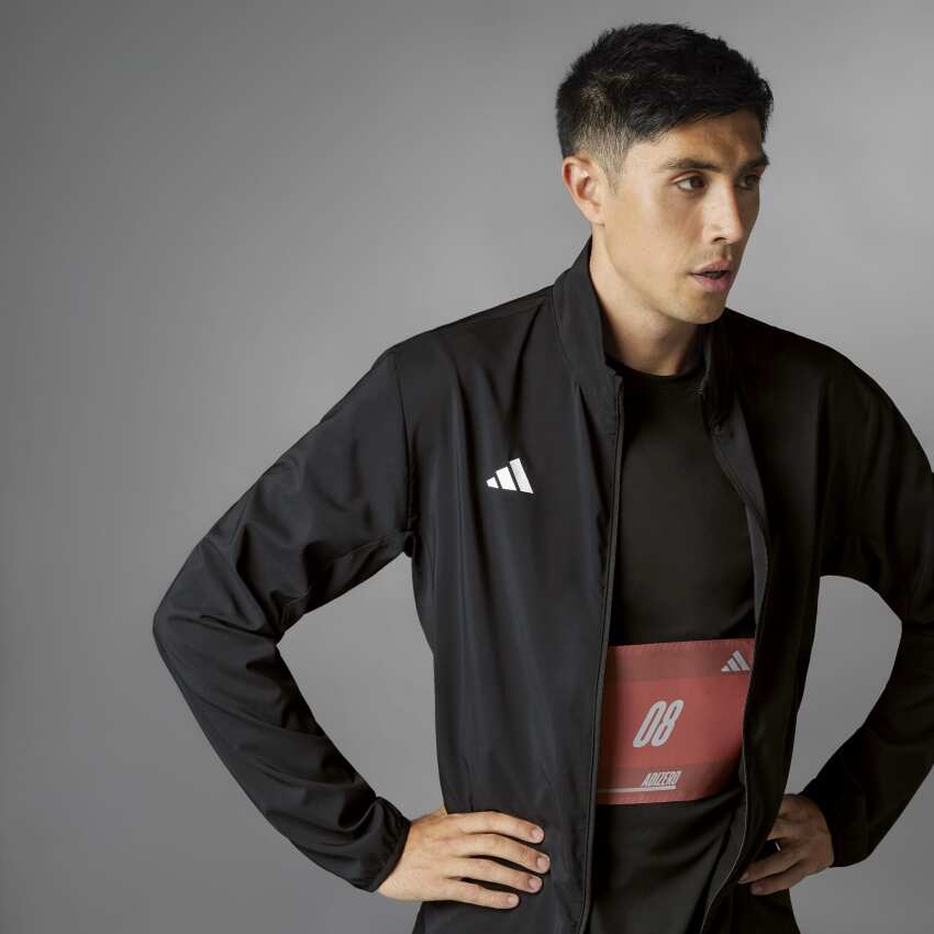 Adidas Adizero Siyah Erkek Eşofman Üstü - 3