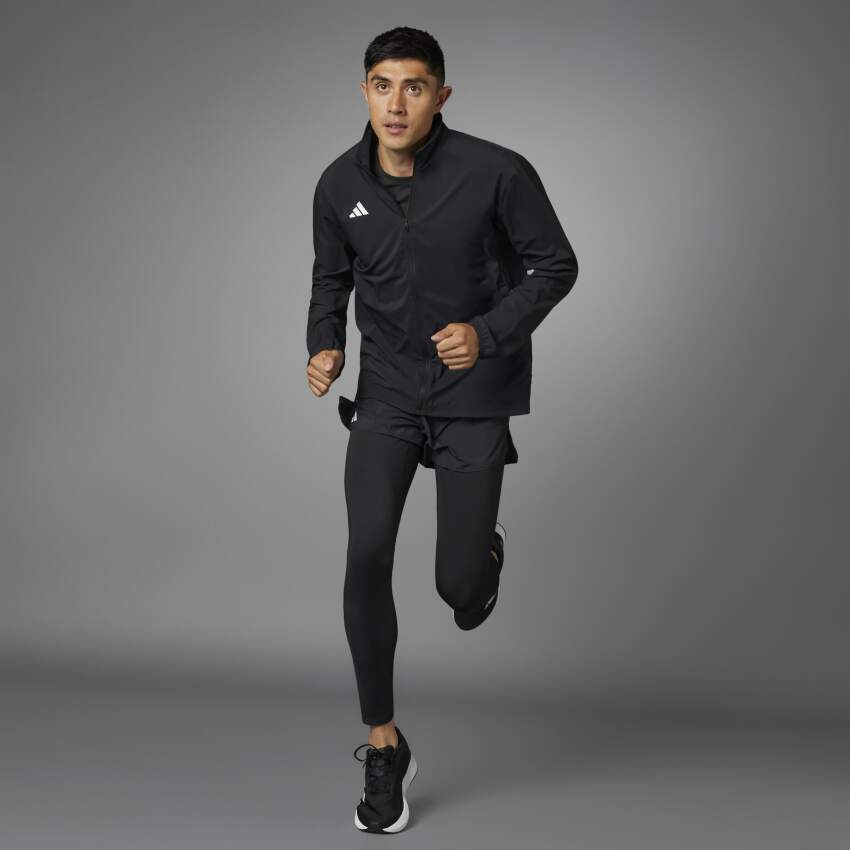 Adidas Adizero Siyah Erkek Eşofman Üstü - 4