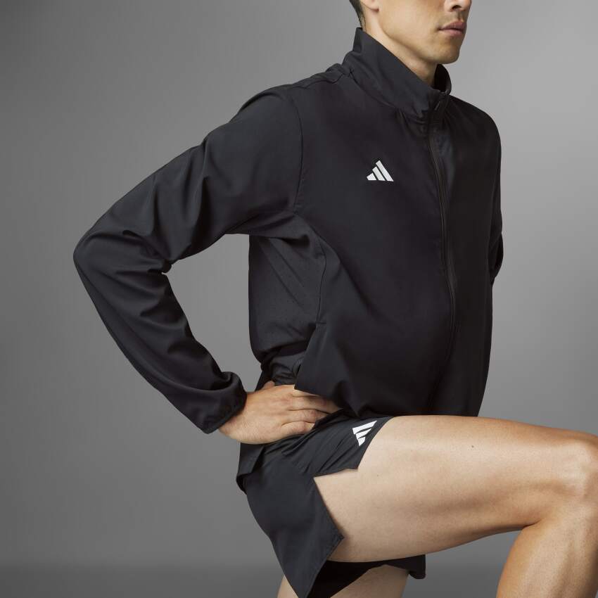 Adidas Adizero Siyah Erkek Eşofman Üstü - 5