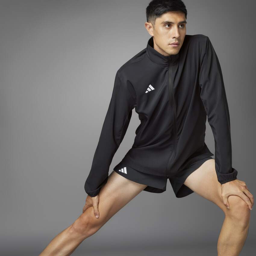 Adidas Adizero Siyah Erkek Eşofman Üstü - 8