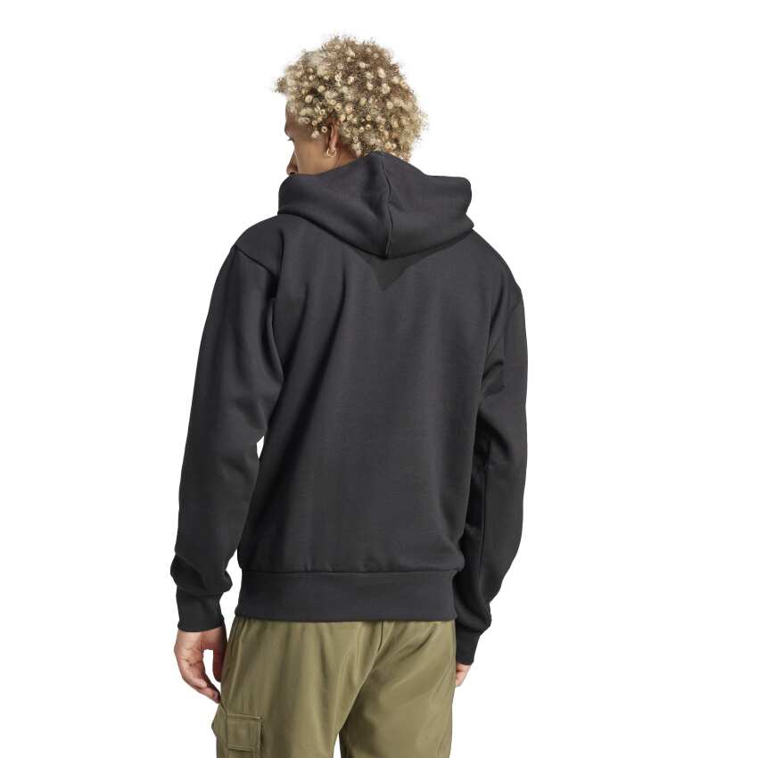 Adidas Big Logo Fleece Siyah Erkek Sweatshirt - 2