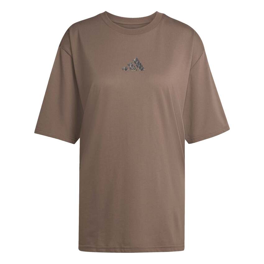Adidas Climacool Animal Training Graphic Kahverengi Kadın Tshirt - 6
