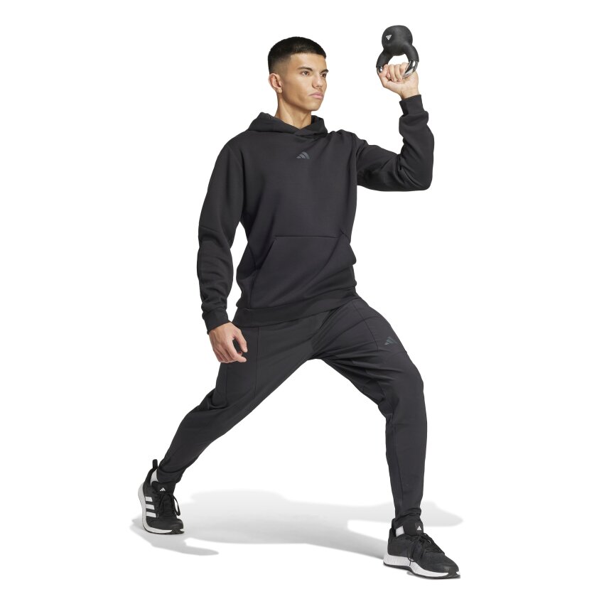 Adidas Desgined for Training Siyah Erkek Sweatshirt - 4