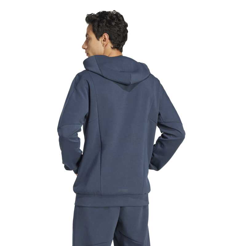 Adidas Designed for Training Kapüşonlu Lacivert Erkek Sweatshirt - 2
