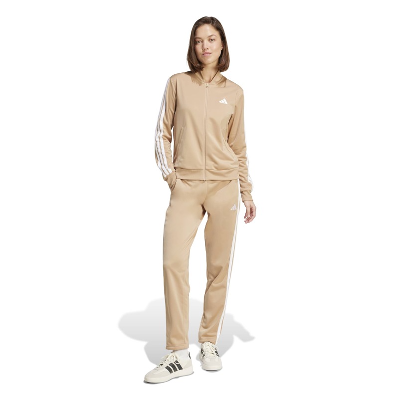 Adidas Essentials 3-Stripes Kahverengi Kadın Eşofman Takımı - Adidas