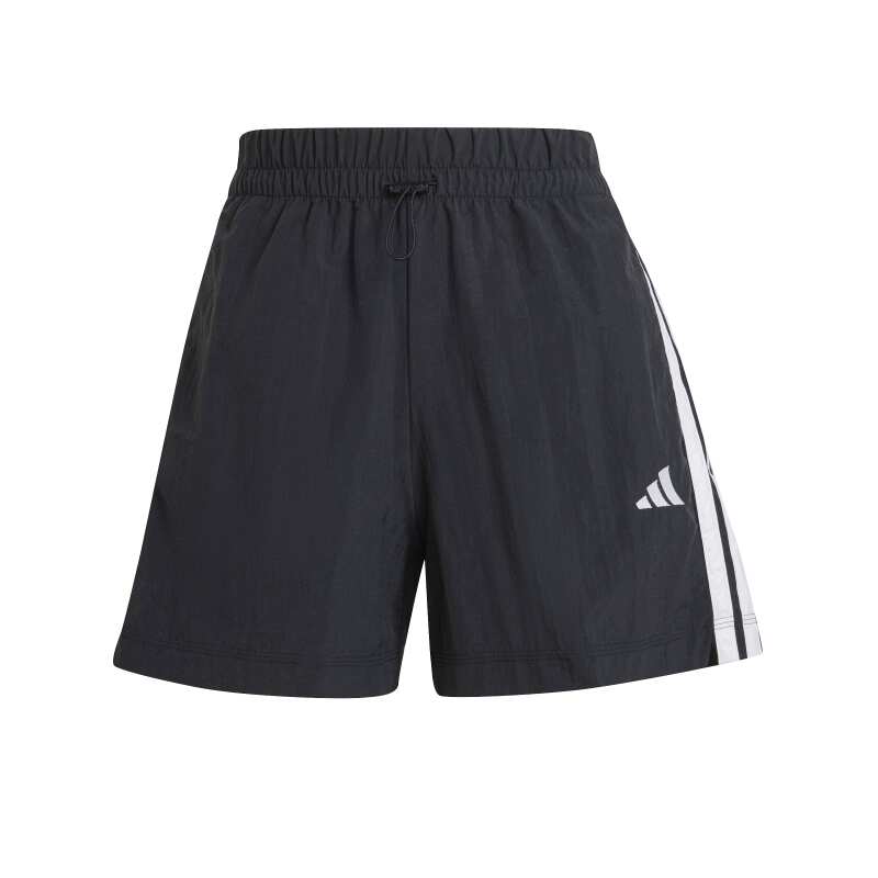 Adidas Essentials 3-Stripes Lifestyle Woven Siyah Kadın Şort - 6