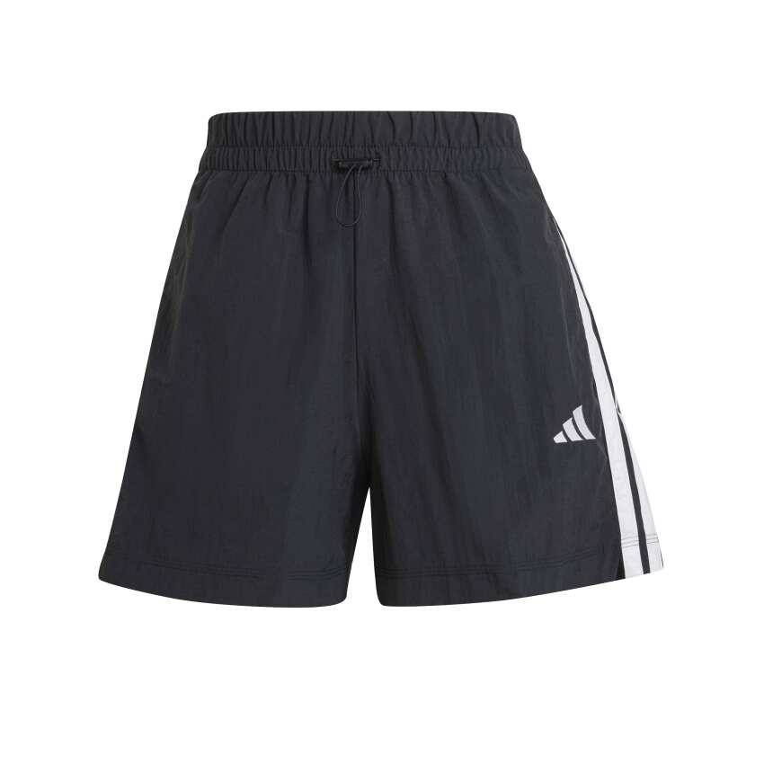 Adidas Essentials 3-Stripes Lifestyle Woven Siyah Kadın Şort - 6