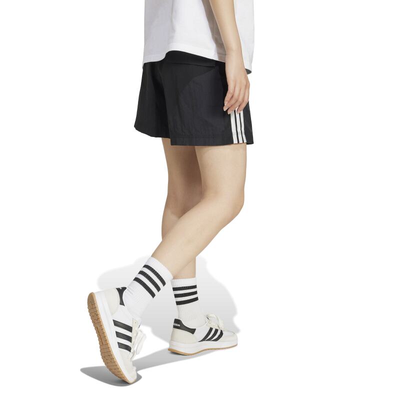 Adidas Essentials 3-Stripes Lifestyle Woven Siyah Kadın Şort - Adidas (1)
