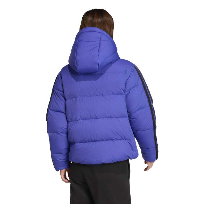Adidas Essentials Climawarm 3-Stripes Puffer Mavi Kadın Mont - Adidas (1)