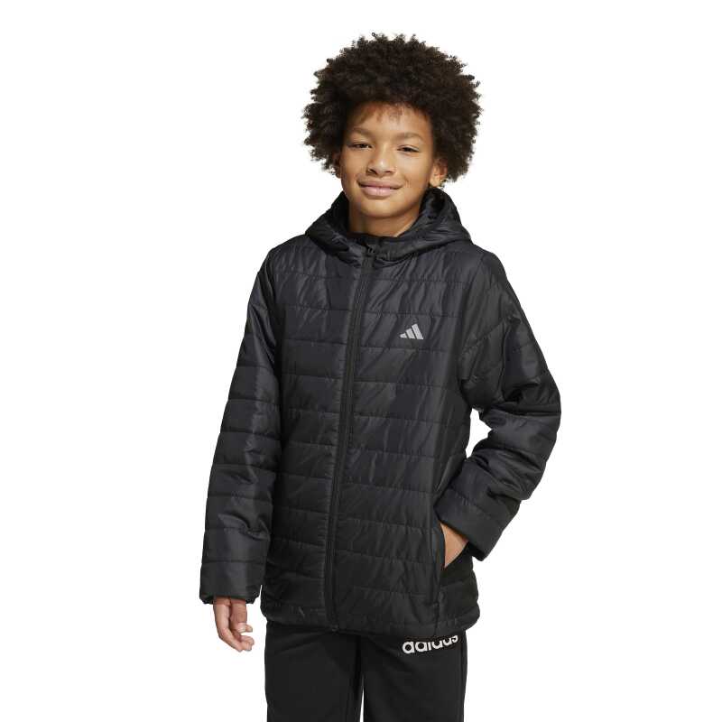 Adidas Essentials Light Padded Siyah Çocuk Mont - Adidas