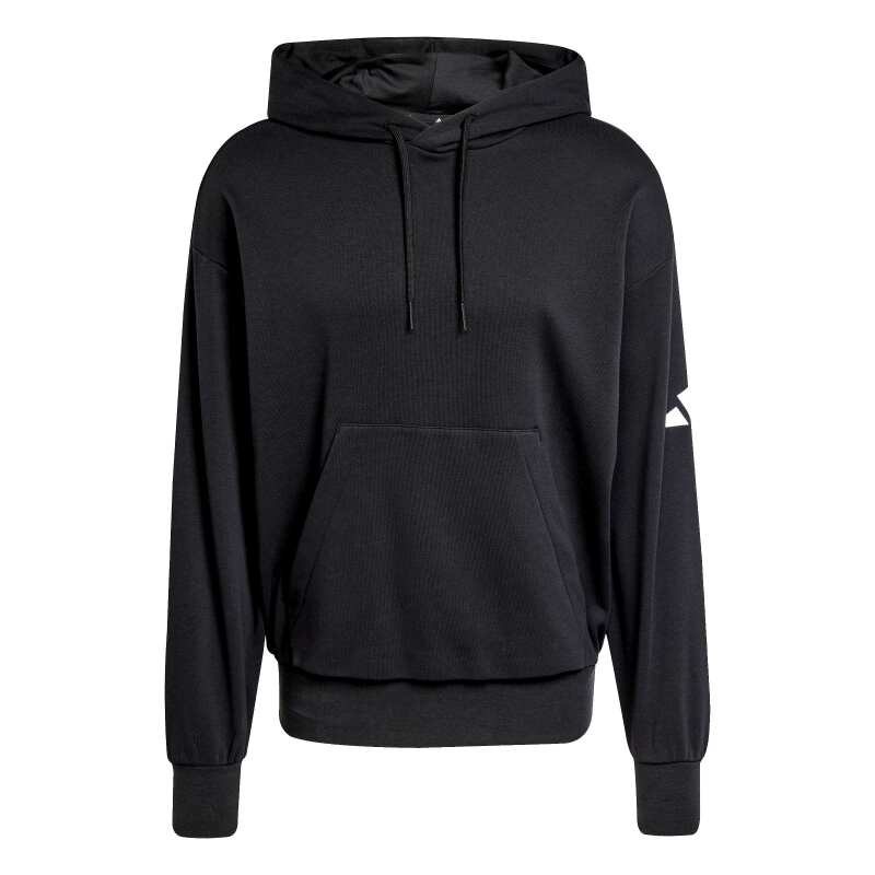 Adidas Essentials Loose-Fit 3 Bar Logo French Terry Siyah Erkek Sweatshirt - 3