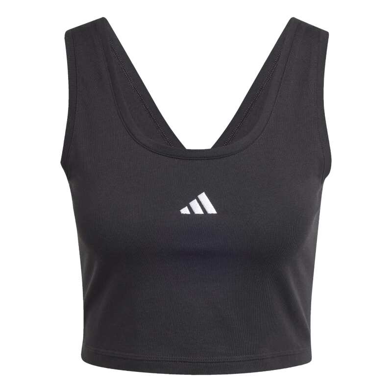 Adidas Essentials Small Logo Cotton Lifestyle Siyah Kadın Tshirt - 6