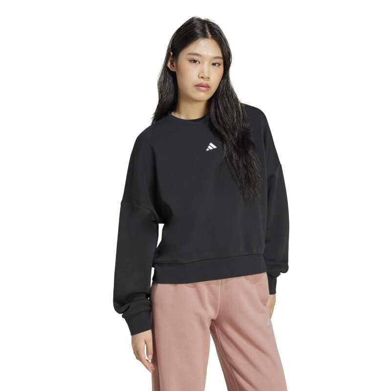 Adidas Essentials Small Logo Feelcozy Siyah Kadın Sweatshirt - 3