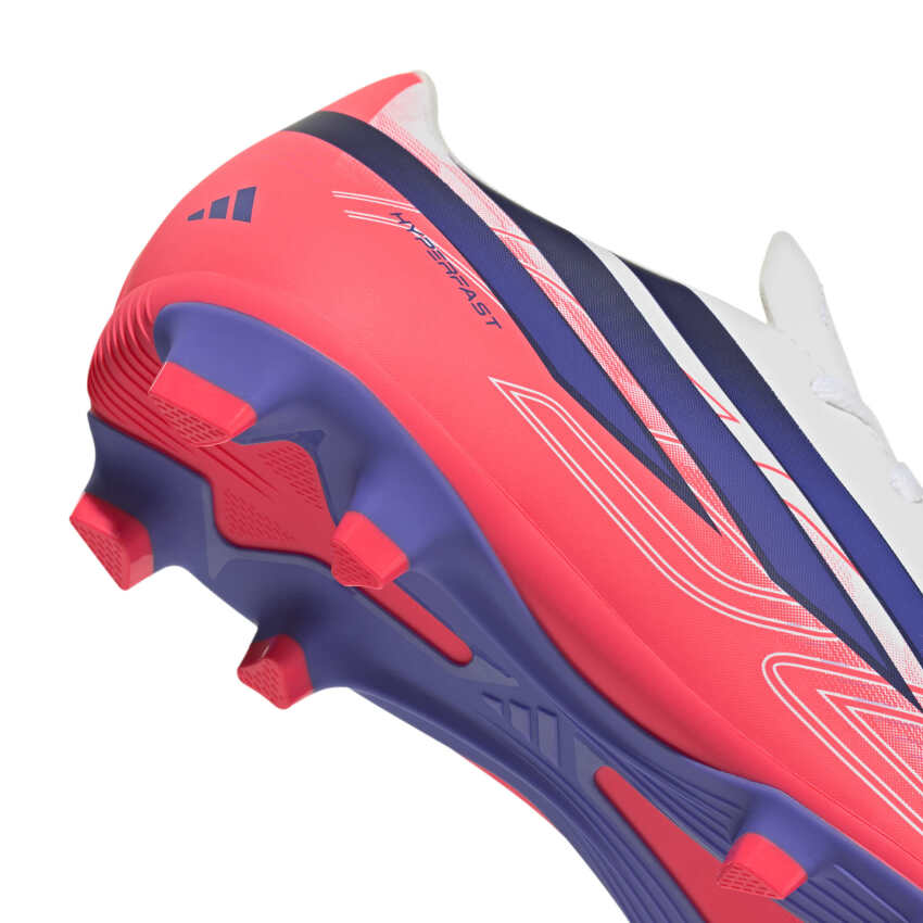 Adidas F50 Hyperfast Club Fg/Mg J Beyaz Çocuk Krampon - 7