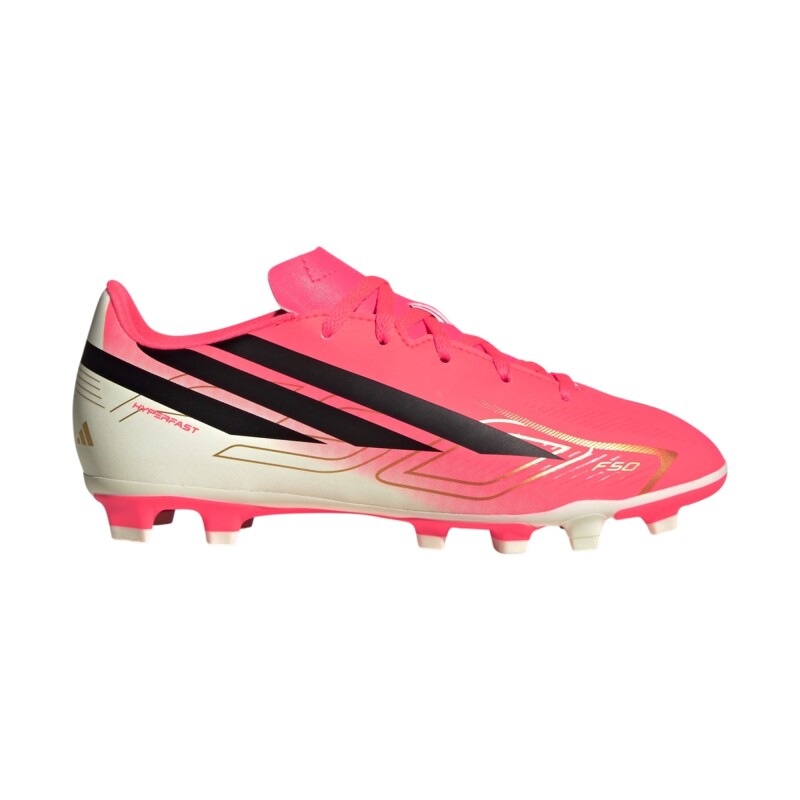 Adidas F50 Hyperfast Club Fg/Mg Pembe Çocuk Krampon - Adidas