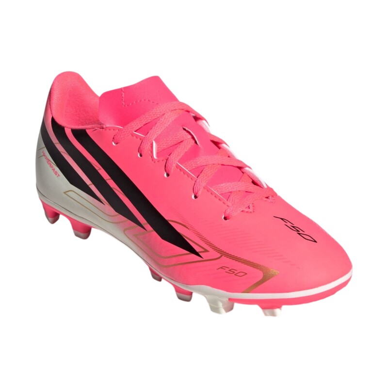Adidas F50 Hyperfast Club Fg/Mg Pembe Çocuk Krampon - 3