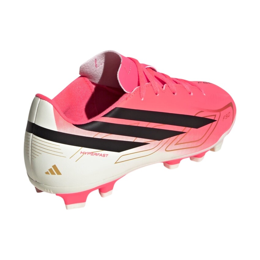 Adidas F50 Hyperfast Club Fg/Mg Pembe Çocuk Krampon - 4