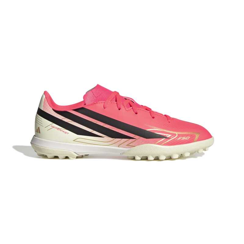 Adidas F50 Hyperfast Club Tf Pembe Çocuk Halı Saha Ayakkabısı - Adidas