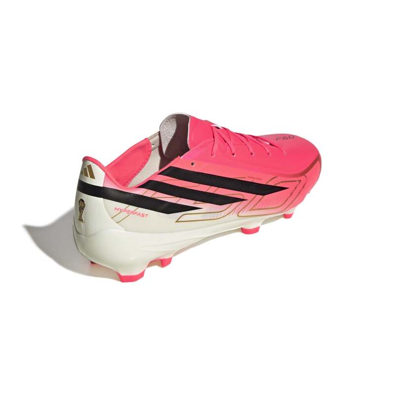 Adidas F50 Hyperfast League Fg Pembe Erkek Krampon - 4