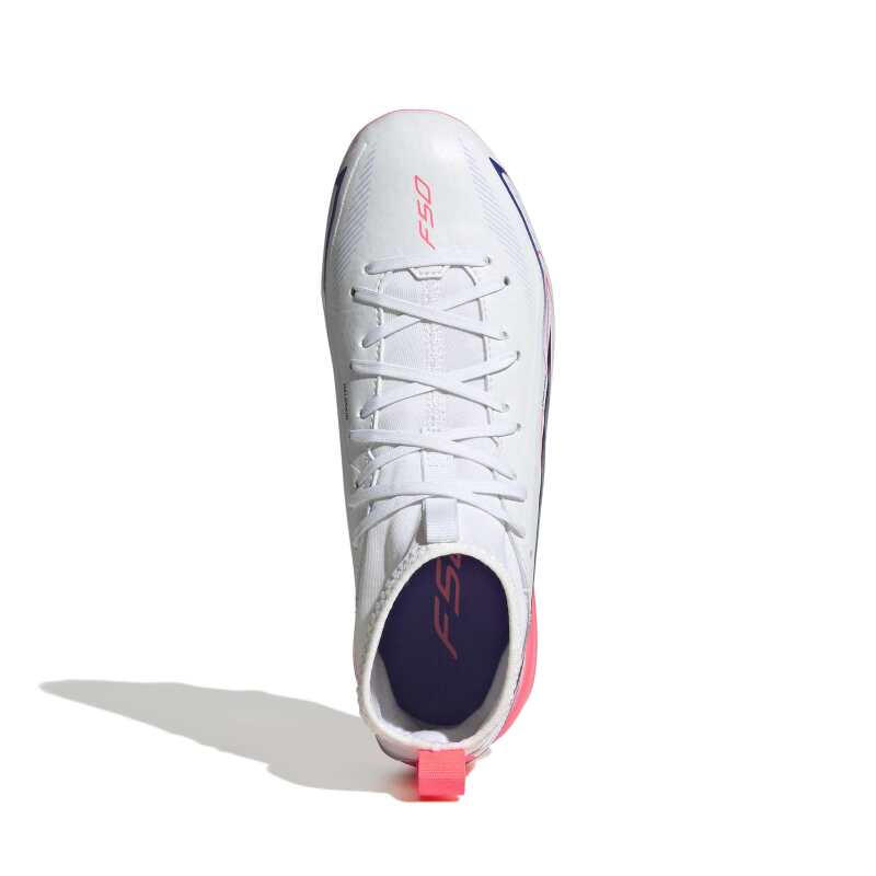Adidas F50 Hyperfast League Mid Fg J Beyaz Çocuk Krampon - 5