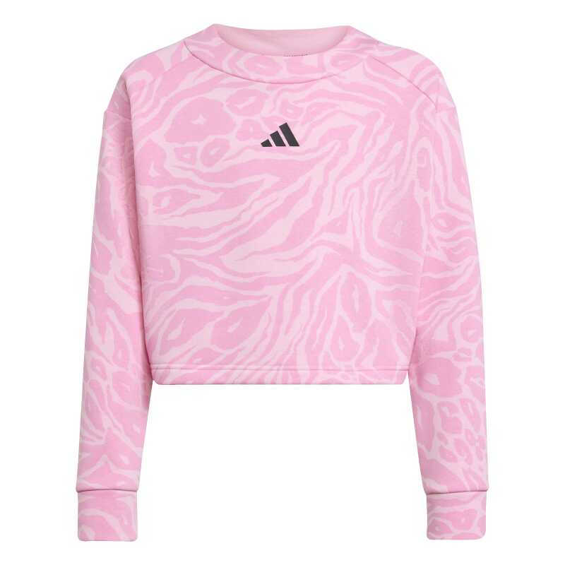 Adidas Future Icons Cropped Pembe Çocuk Sweatshirt - 4