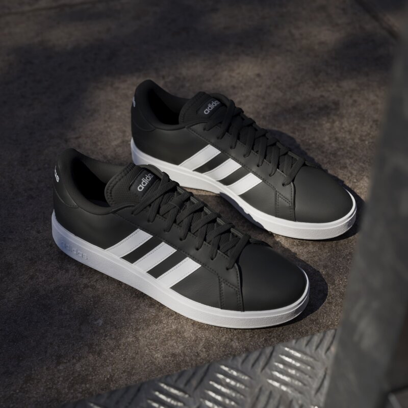 Adidas Grand Court Base 2.0 Siyah Kadın Günlük Ayakkabı - 11