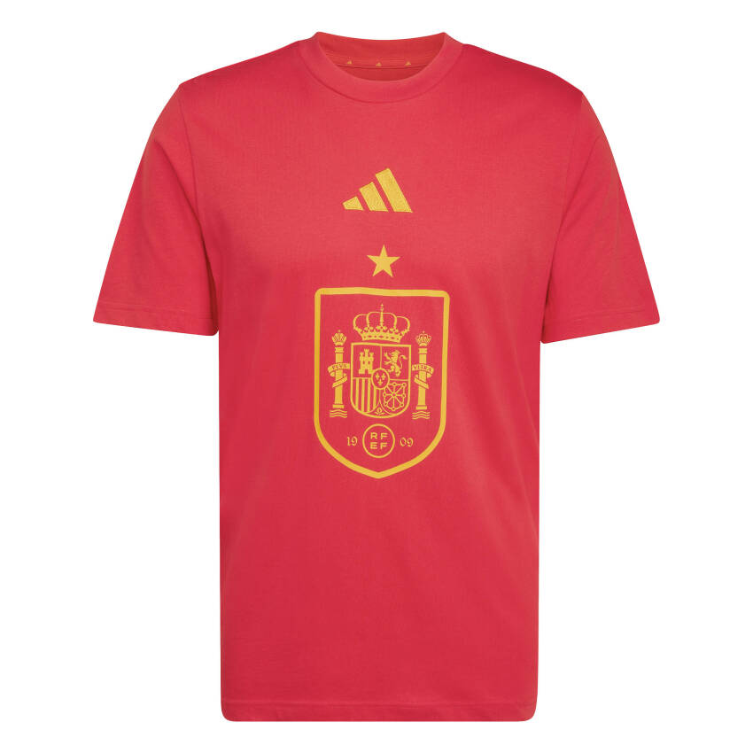 Adidas İspanya DNA Graphic Kırmızı Erkek Tshirt - 5