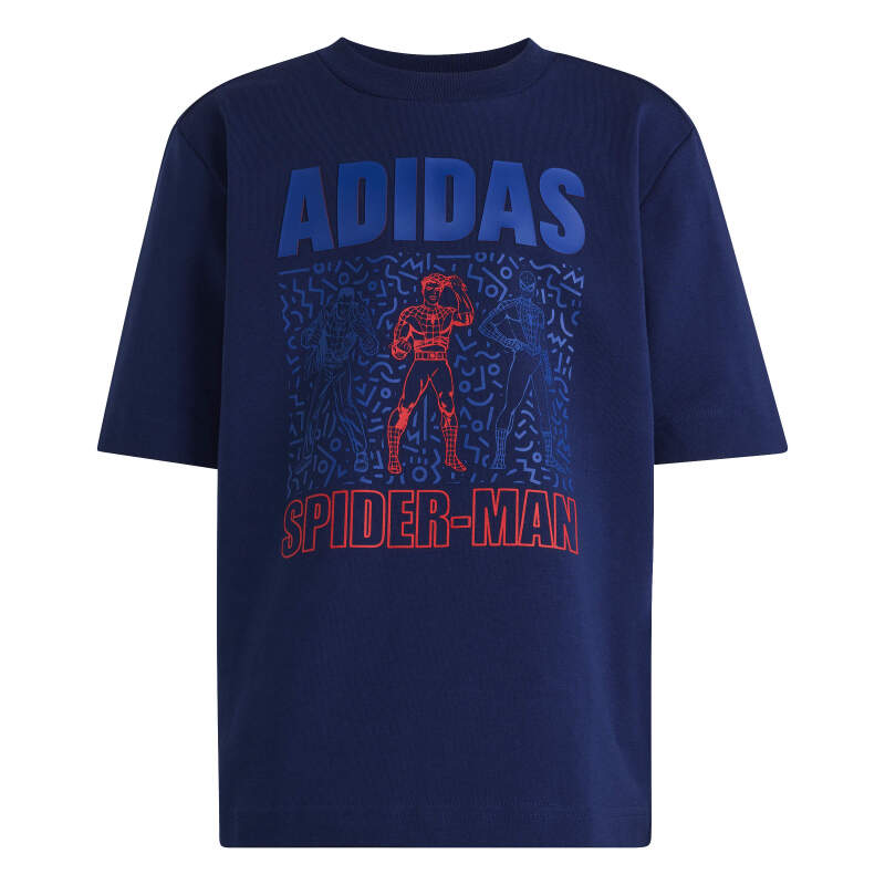 Adidas Marvel Spider-Man Lacivert Çocuk Tshirt - 8
