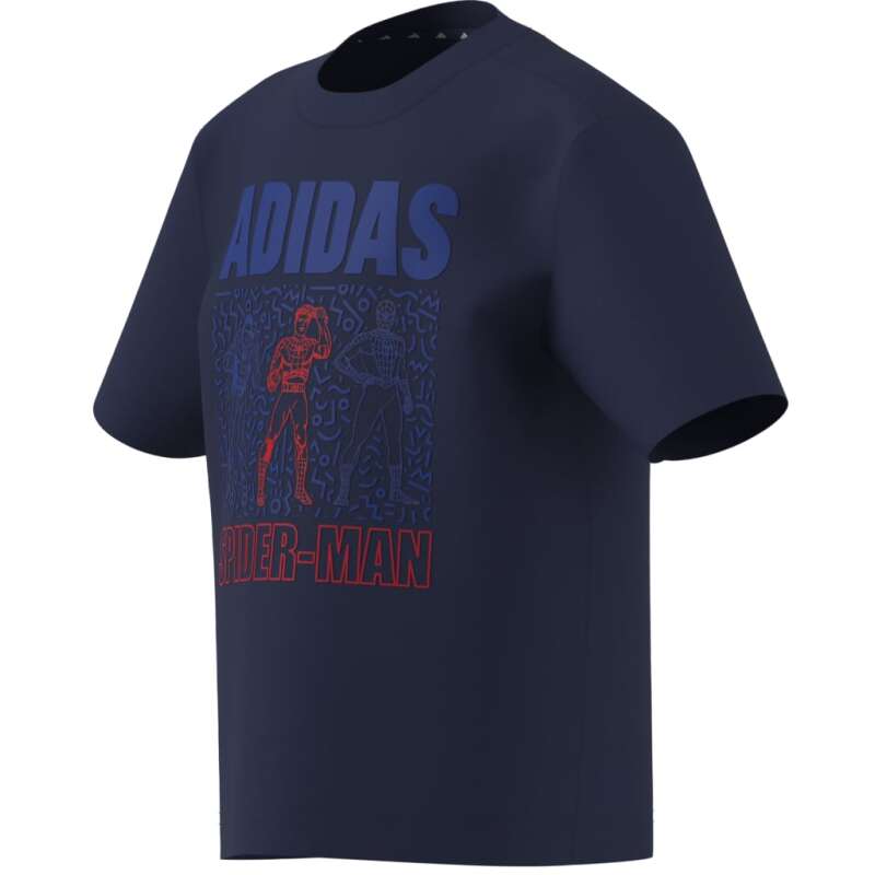 Adidas Marvel Spider-Man Lacivert Çocuk Tshirt - 15