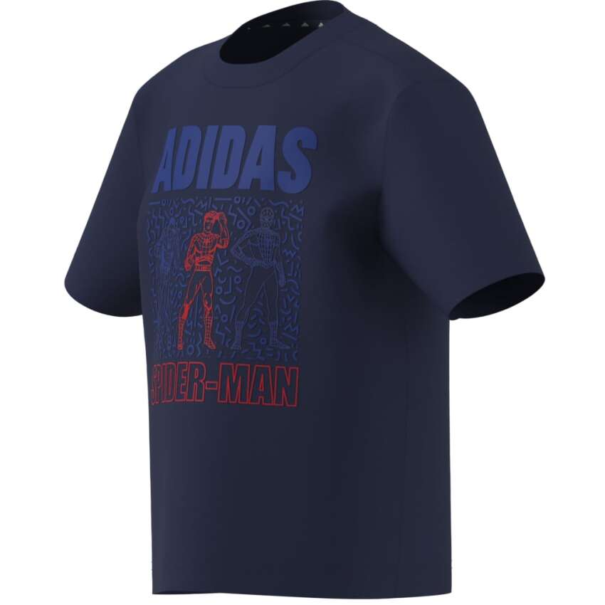 Adidas Marvel Spider-Man Lacivert Çocuk Tshirt - 15