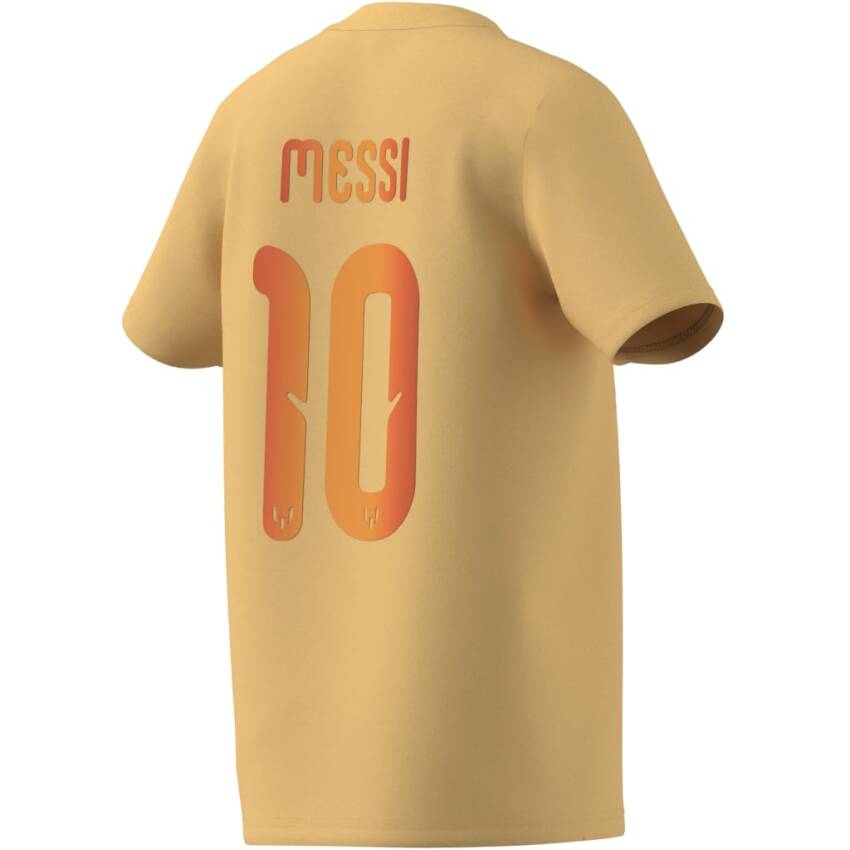 Adidas Messi Name&Number Graphic Sarı Çocuk Tshirt - 2