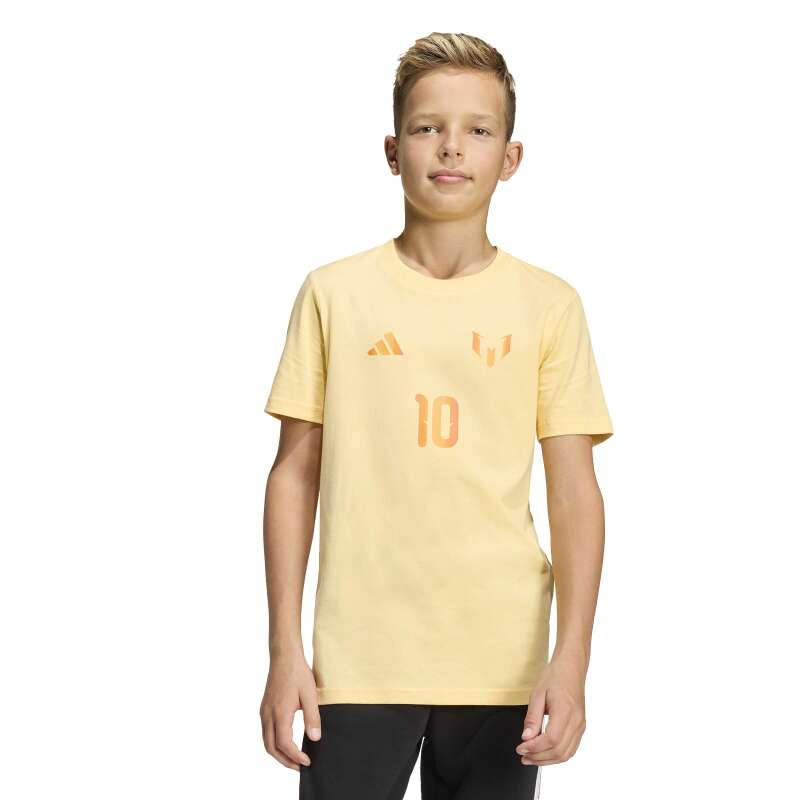 Adidas Messi Name&Number Graphic Sarı Çocuk Tshirt - 7