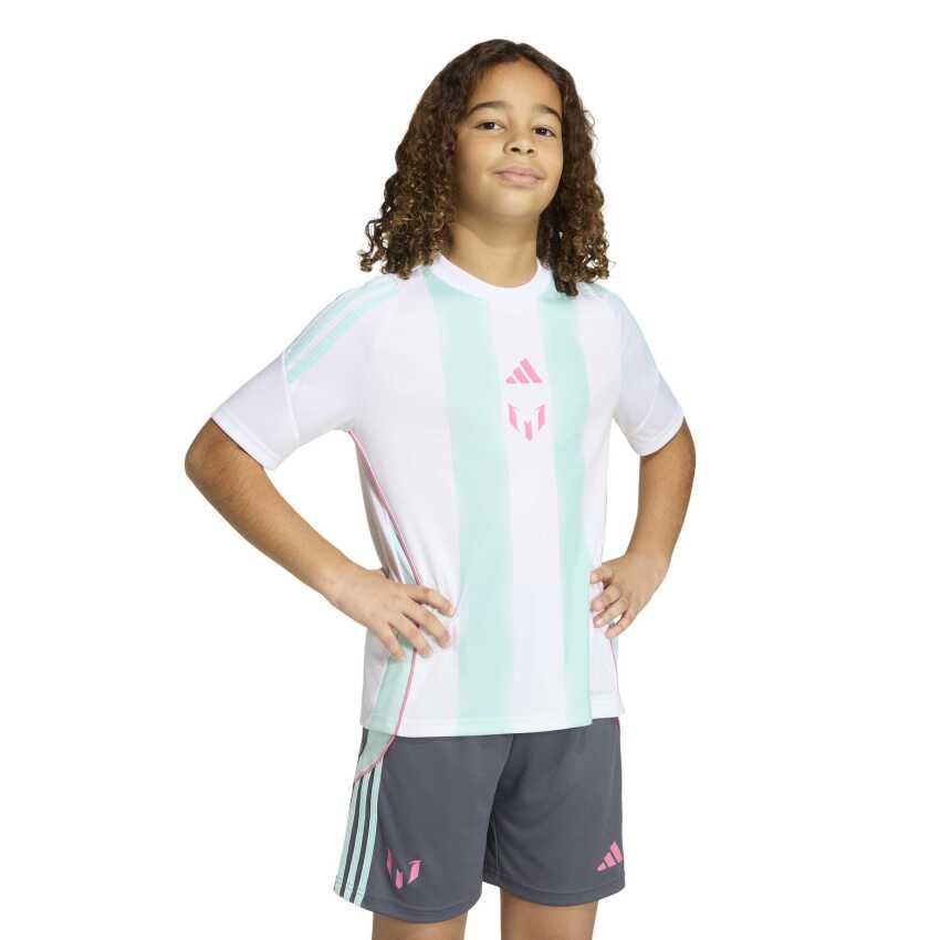 Adidas Messi Training Beyaz Çocuk Forma - 1
