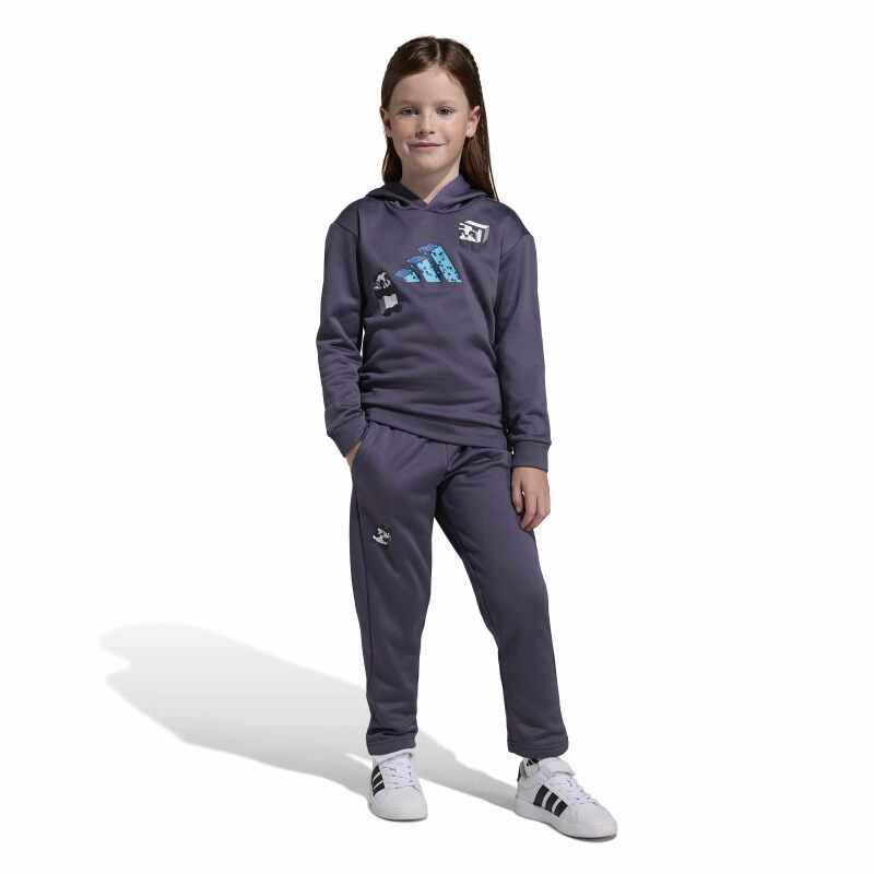 Adidas Minecraft Training Jogger Antrasit Çocuk Eşofman Takımı - Adidas