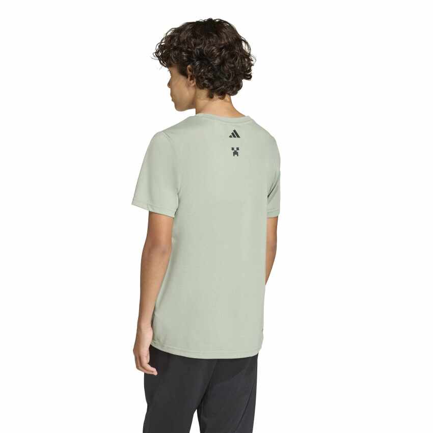 Adidas Minecraft Training Yeşil Çocuk Tshirt - 2