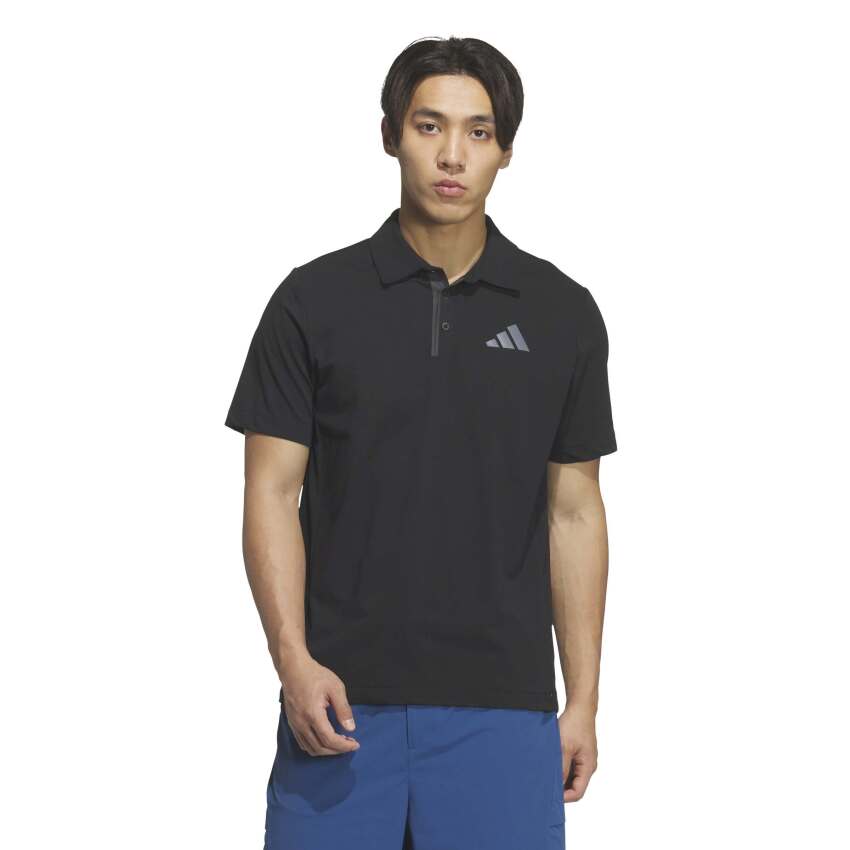 Adidas Multi Kısa Kollu Siyah Erkek Polo Tshirt - 1