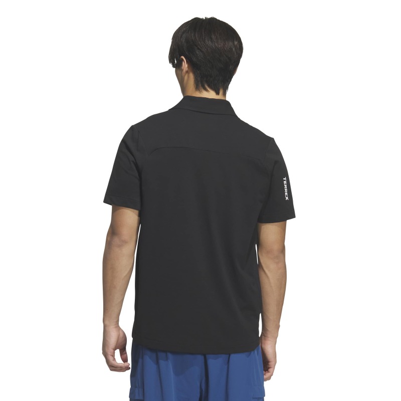 Adidas Multi Kısa Kollu Siyah Erkek Polo Tshirt - Adidas (1)