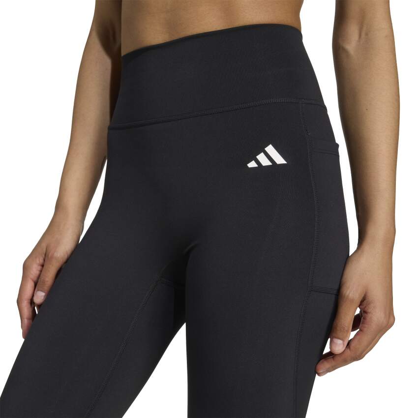 Adidas Optime Essentials Ön Dikişsiz 7/9 Siyah Kadın Tayt - 4